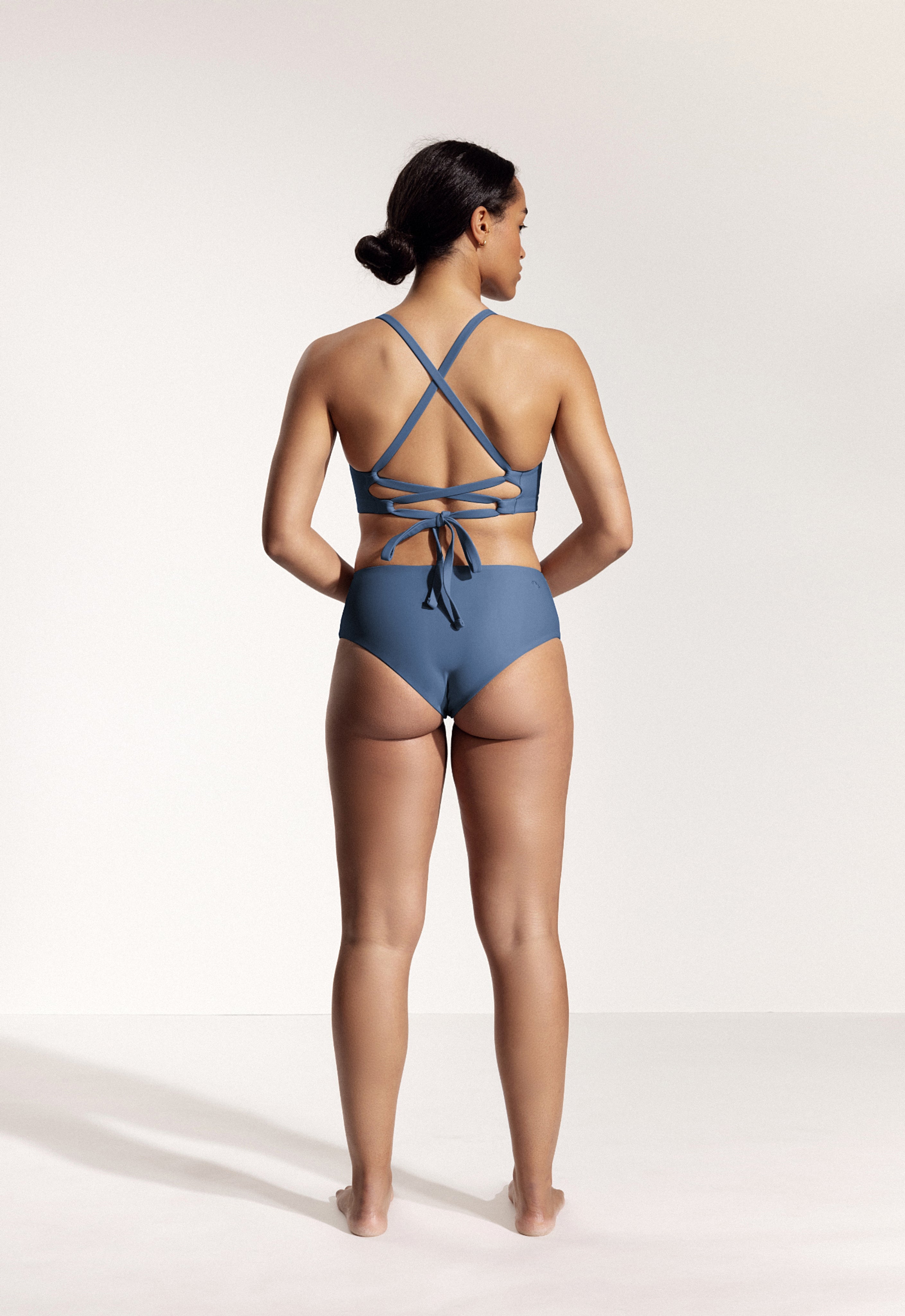 Greta Bikini Top in Blue