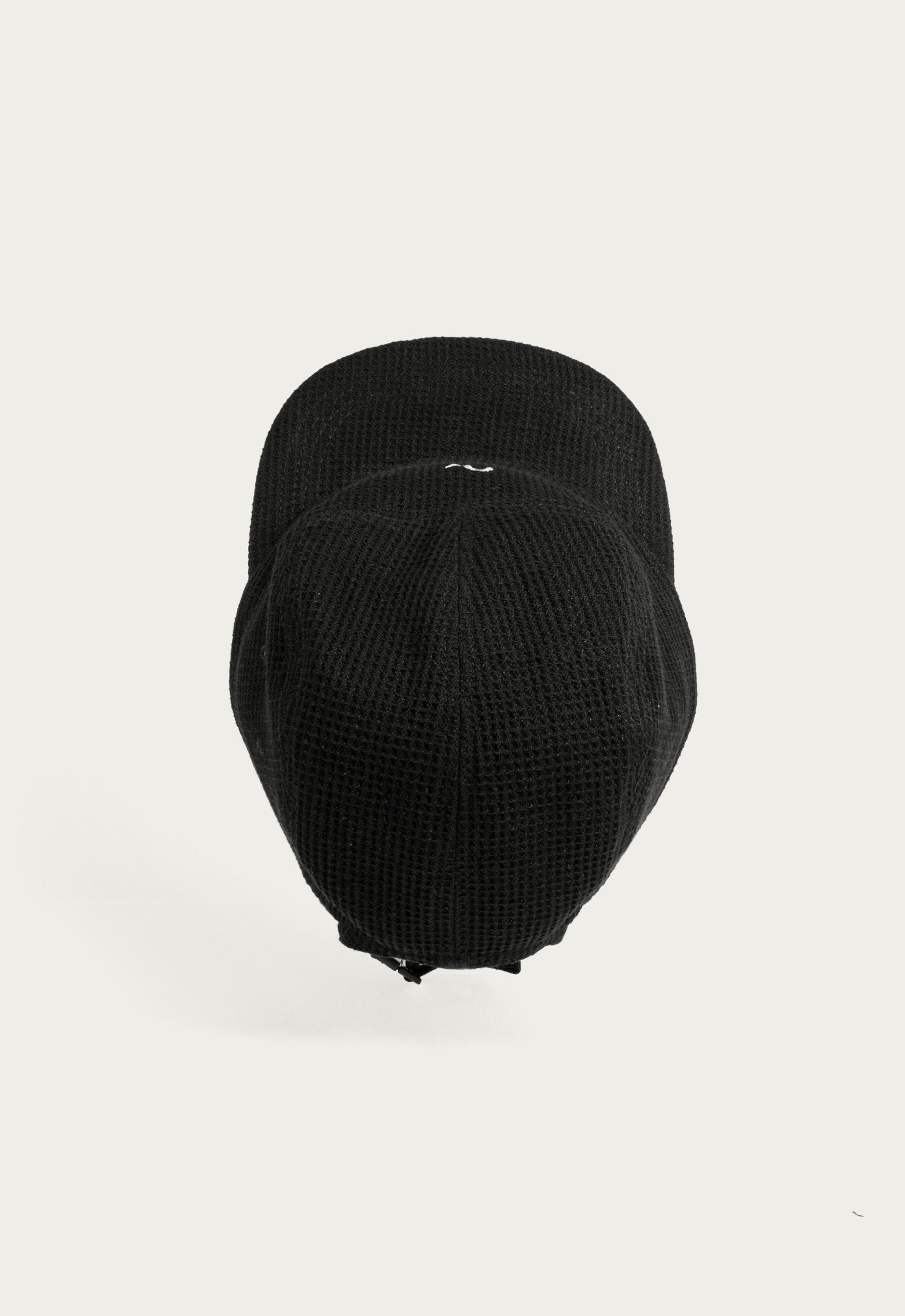Oy Surf Accessoires 5 Panel Cap Schwarz Waffelstoff Bio Baumwolle 2
